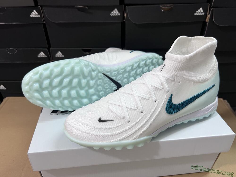 Unisex Nike Phantom Luna Elite TF Football Shoes - Beige/Green