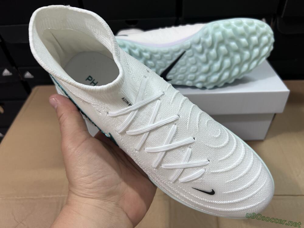 Unisex Nike Phantom Luna Elite TF Football Shoes - Beige/Green