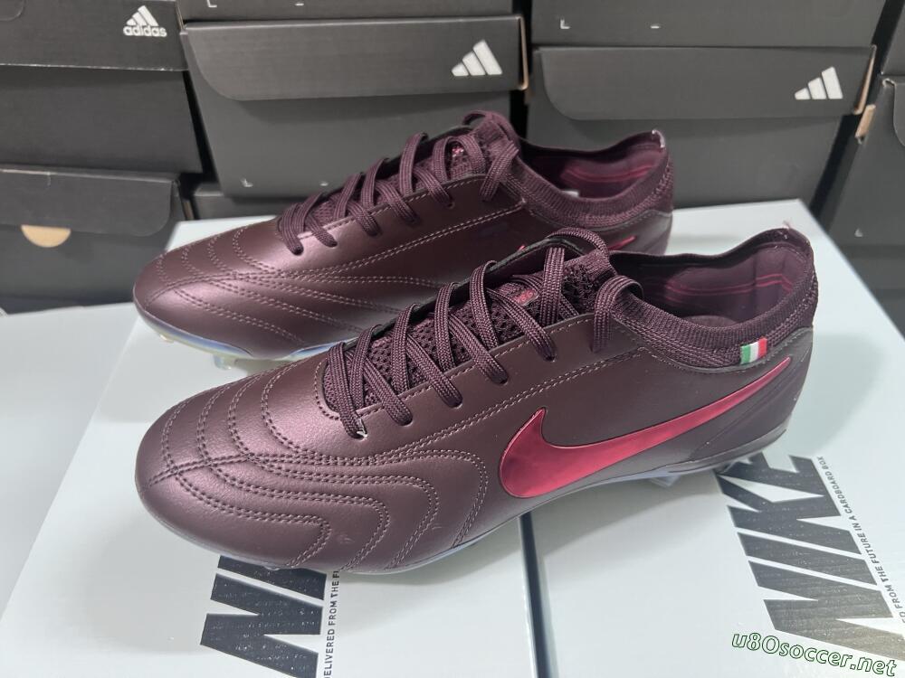 Men's Nike Tiempo Legend 10 Elite FG Football Boots - Red/Gold