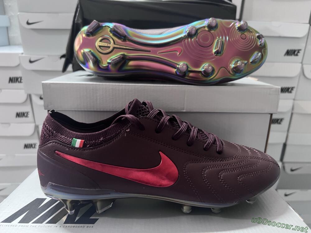 Men's Nike Tiempo Legend 10 Elite FG Football Boots - Red/Gold