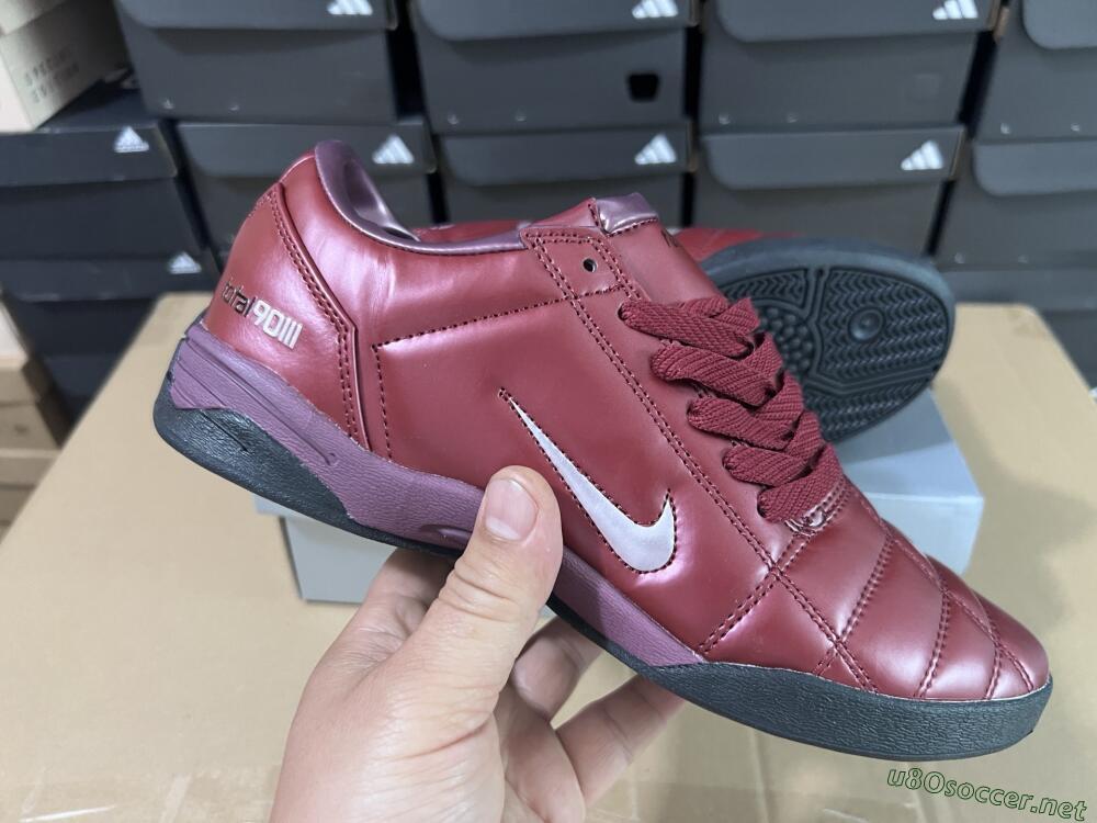 Men's Nike Total 90 II IC Football Shoes - Red/Black/White