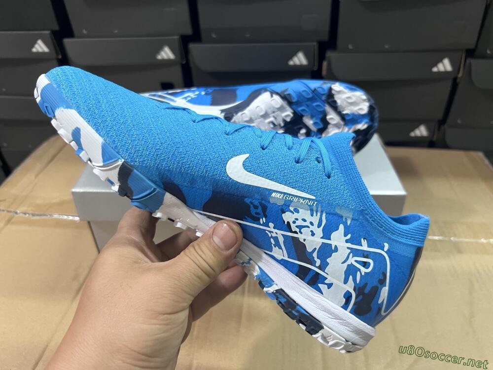 Unisex Nike Air Zoom Mercurial Vapor 16 Elite TF Football Shoes - Blue/White/Black
