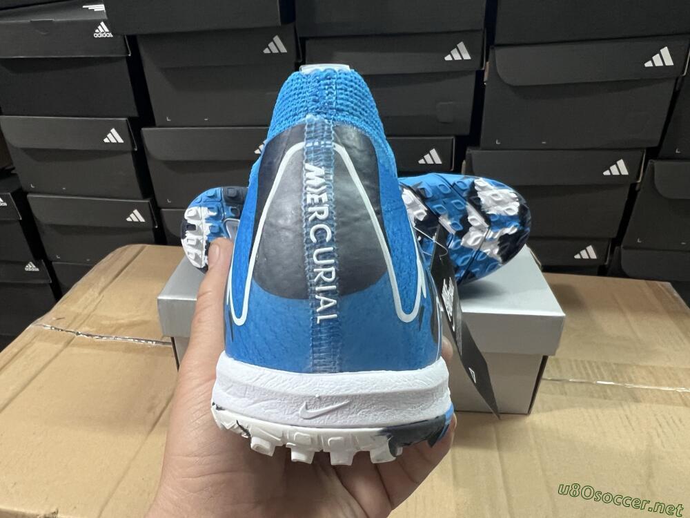 Unisex Nike Air Zoom Mercurial Vapor 16 Elite TF Football Shoes - Blue/White/Black