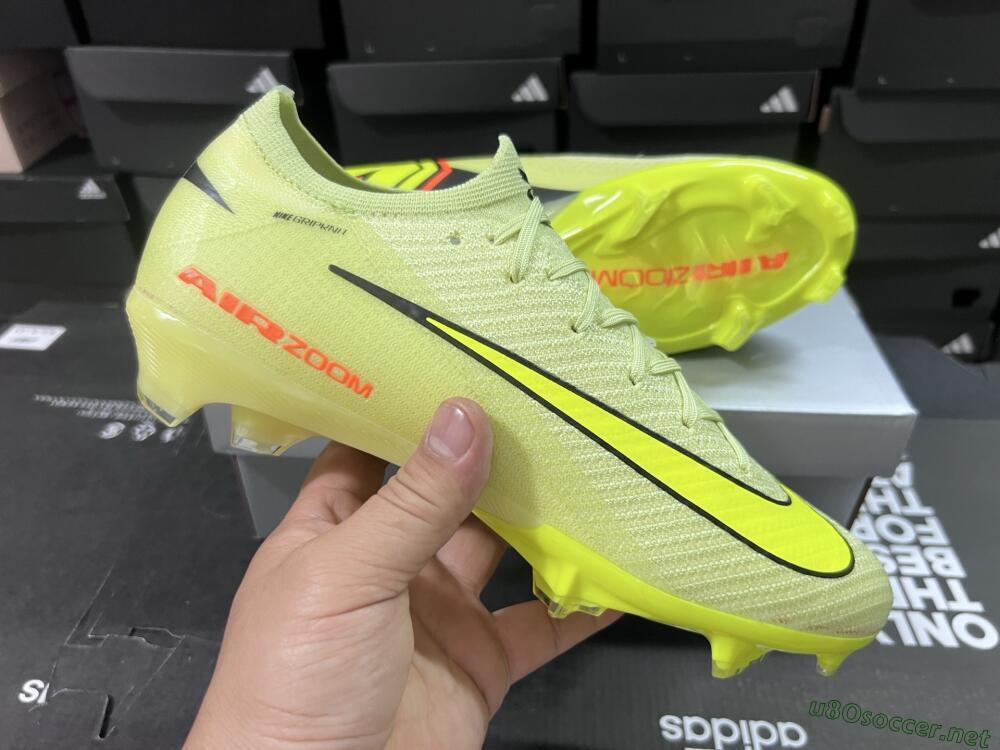 Unisex Nike Air Zoom Mercurial Vapor 16 Elite FG Football Boots - Yellow/Black/Red