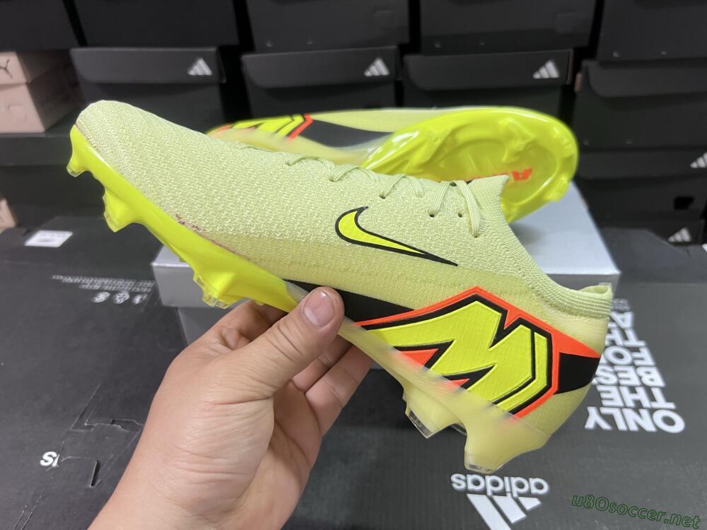 Unisex Nike Air Zoom Mercurial Vapor 16 Elite FG Football Boots - Yellow/Black/Red