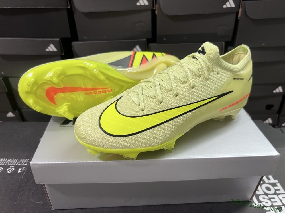 Unisex Nike Air Zoom Mercurial Vapor 16 Elite FG Football Boots - Yellow/Black/Red