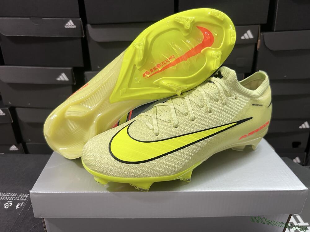 Unisex Nike Air Zoom Mercurial Vapor 16 Elite FG Football Boots - Yellow/Black/Red