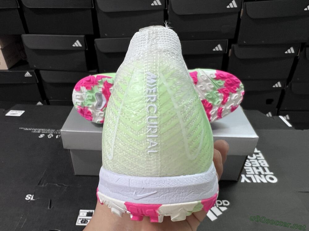 Unisex Nike Air Zoom Mercurial Vapor 16 Elite TF Football Shoes - White/Red/Gold