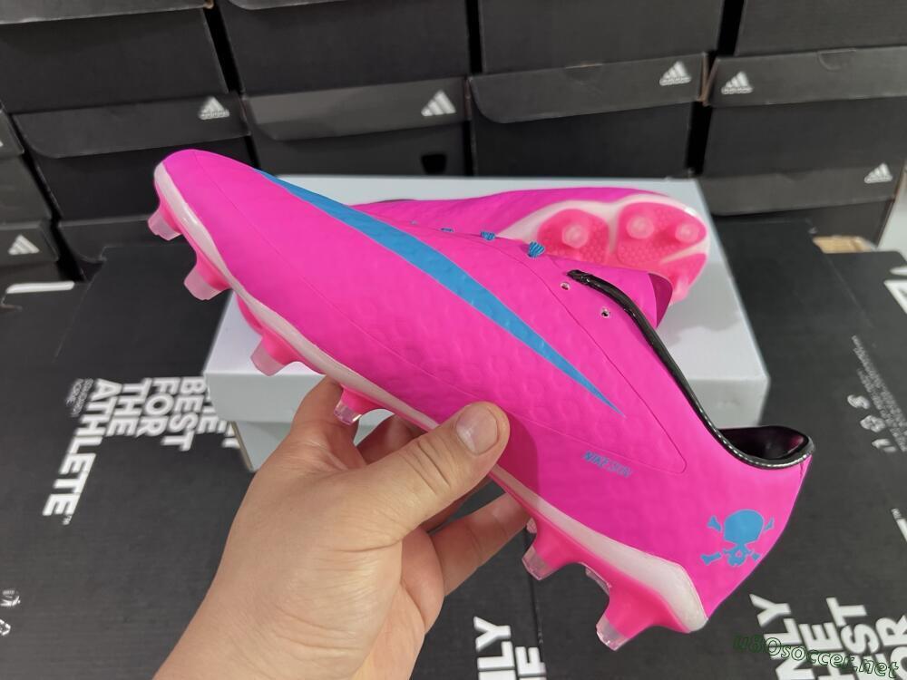 Men's Nike Hypervenom Phantom FG Football Boots - Pink/Blue/White