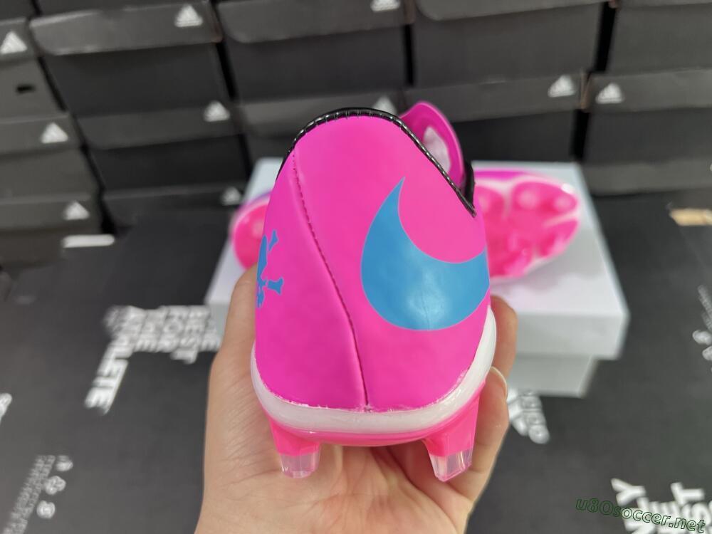 Men's Nike Hypervenom Phantom FG Football Boots - Pink/Blue/White