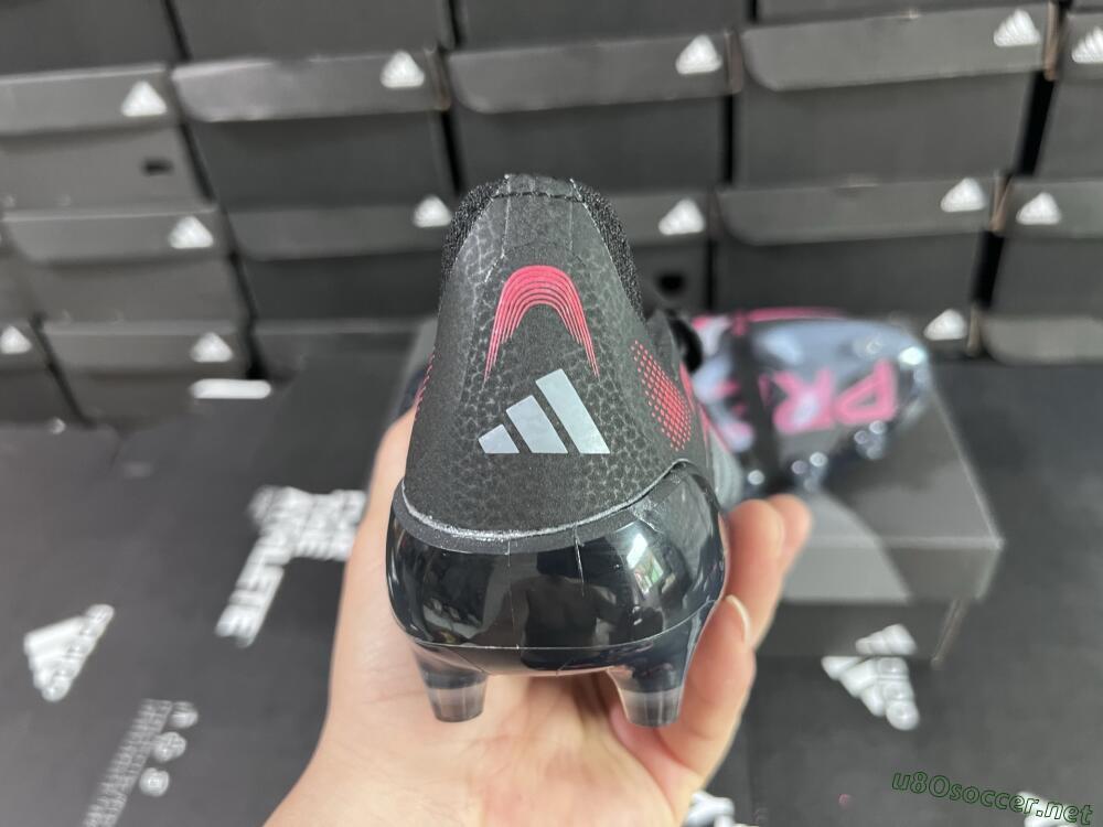 Unisex Adidas Predator Elite Foldover Tongue FG Football Boots - Black/White/Red
