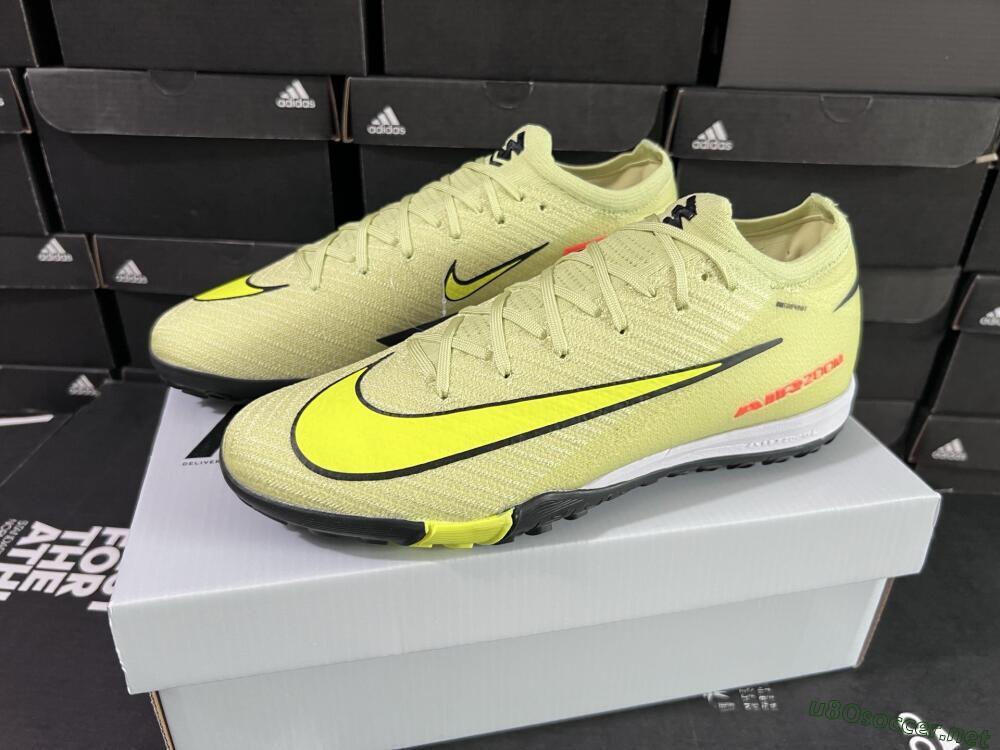 Men's Nike Air Zoom Mercurial Vapor 16 Elite TF Football Shoes - Yellow/Black/Red