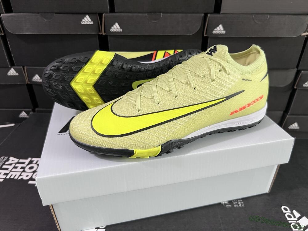 Men's Nike Air Zoom Mercurial Vapor 16 Elite TF Football Shoes - Yellow/Black/Red