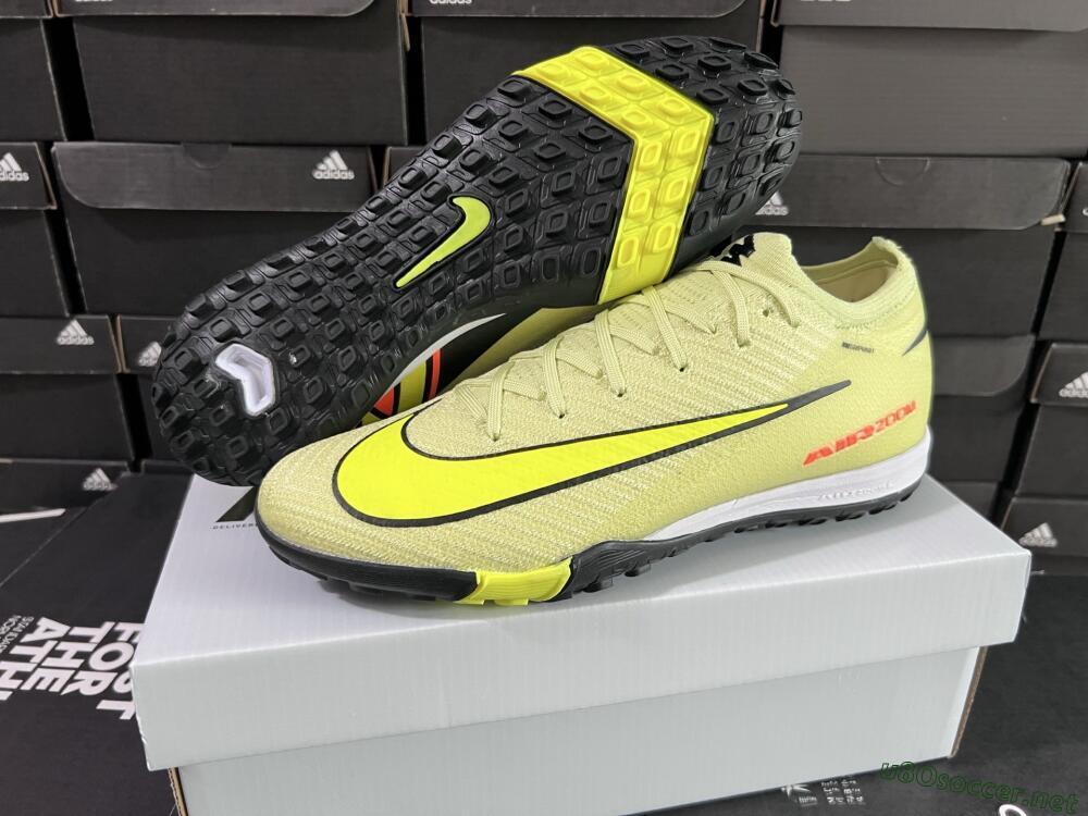 Men's Nike Air Zoom Mercurial Vapor 16 Elite TF Football Shoes - Yellow/Black/Red