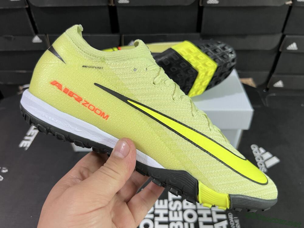Men's Nike Air Zoom Mercurial Vapor 16 Elite TF Football Shoes - Yellow/Black/Red