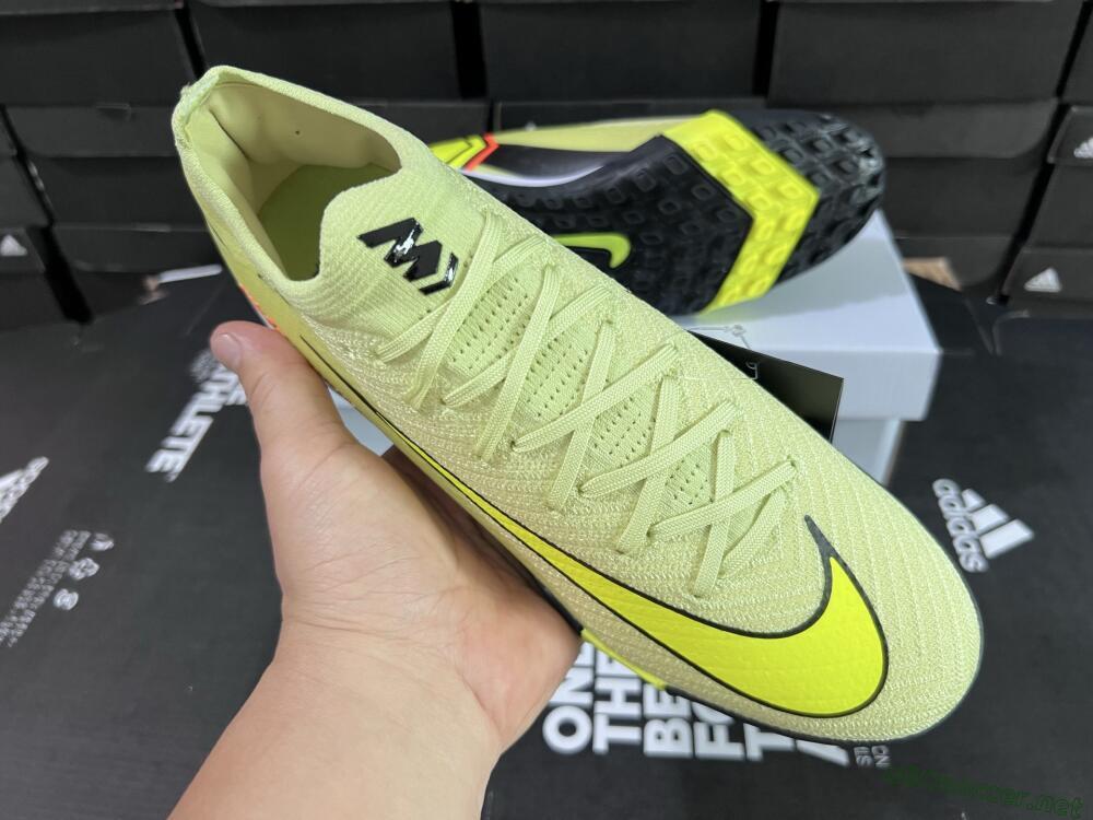 Men's Nike Air Zoom Mercurial Vapor 16 Elite TF Football Shoes - Yellow/Black/Red