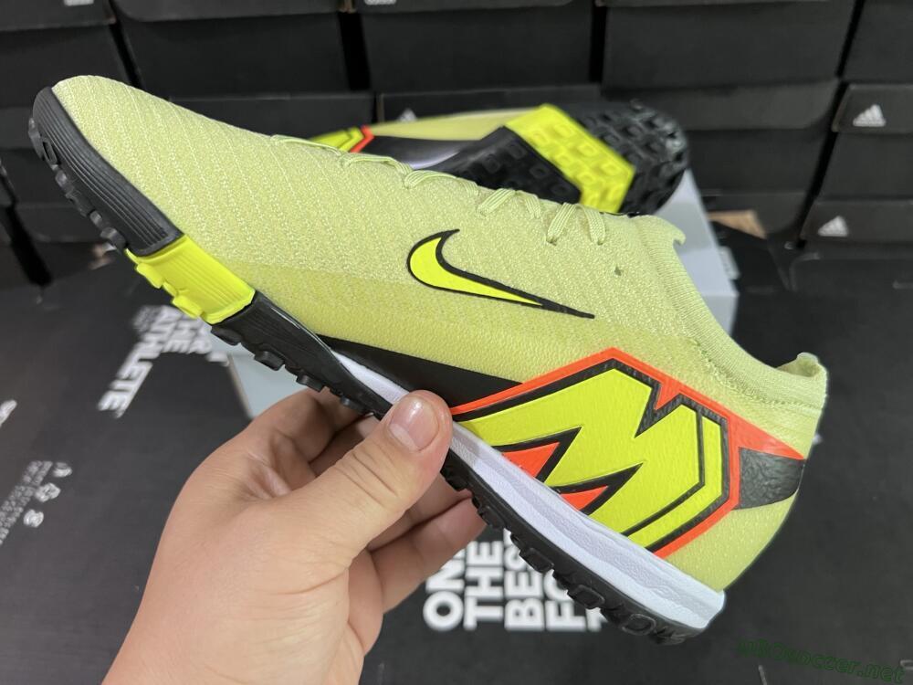 Men's Nike Air Zoom Mercurial Vapor 16 Elite TF Football Shoes - Yellow/Black/Red