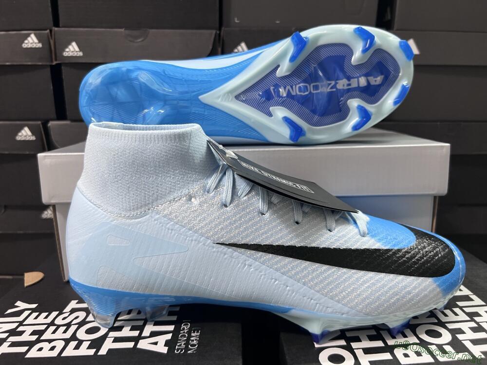 Men's Nike Air Zoom Mercurial Superfly 10 Elite FG Football Boots - Jade/Blue/Black