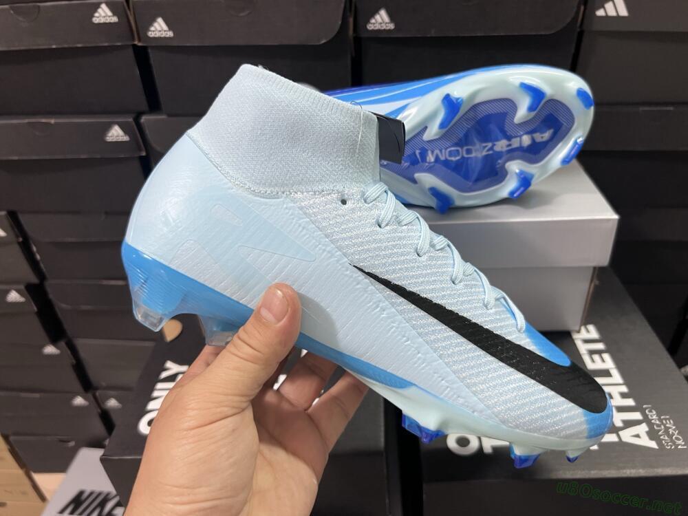 Men's Nike Air Zoom Mercurial Superfly 10 Elite FG Football Boots - Jade/Blue/Black