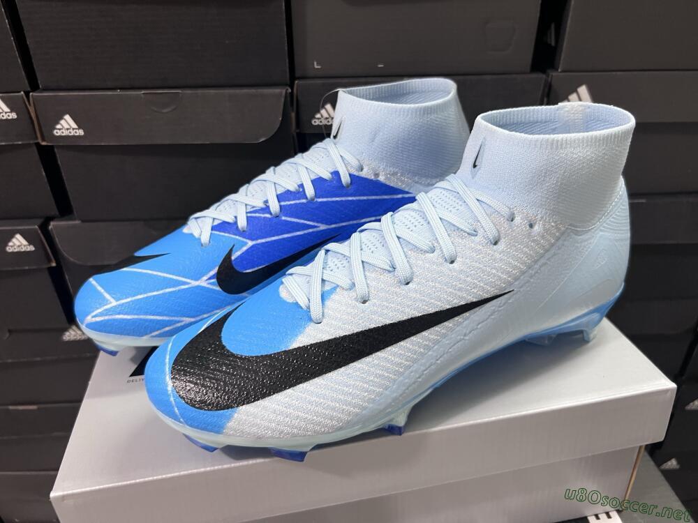 Men's Nike Air Zoom Mercurial Superfly 10 Elite FG Football Boots - Jade/Blue/Black