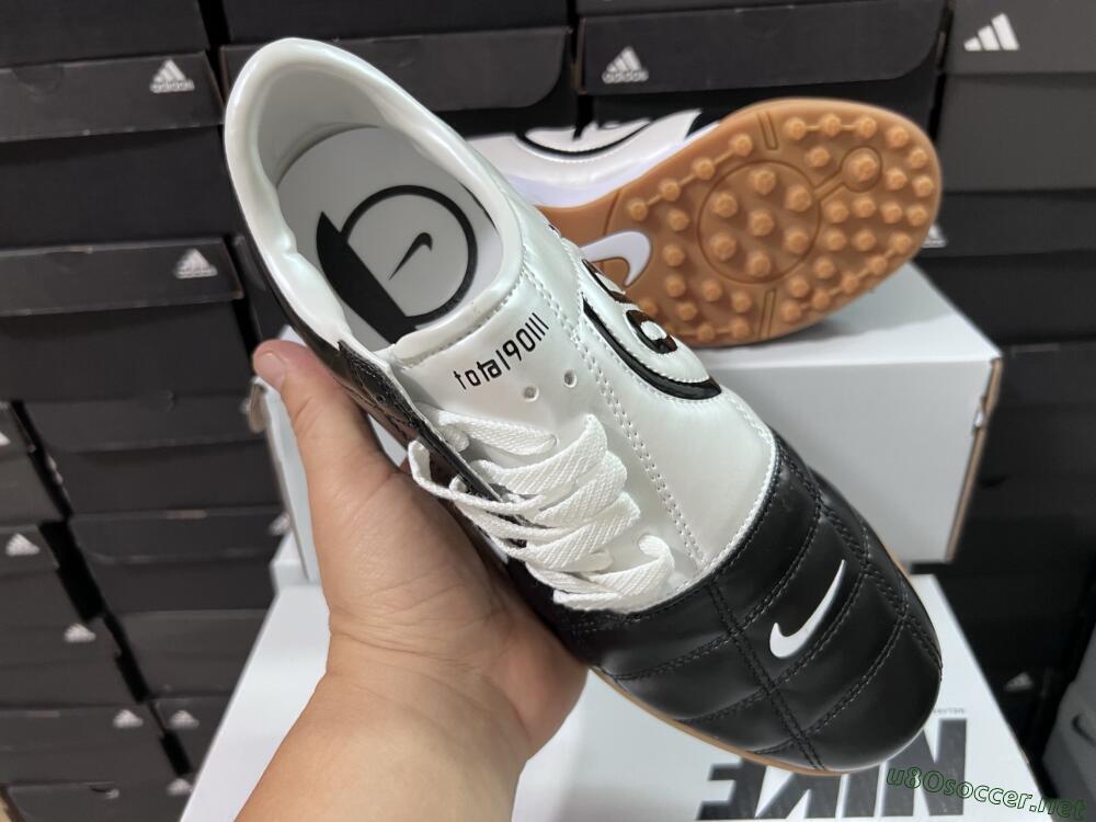Unisex Nike Total 90 III TF Football Shoes - Black/White