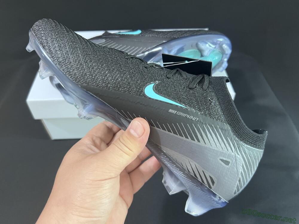 Unisex Nike Air Zoom Mercurial Vapor 16 Elite FG Football Boots - Black/Jade