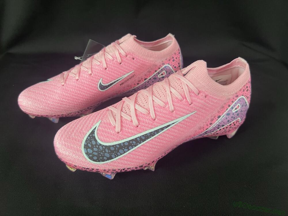 Unisex Nike Air Zoom Mercurial Vapor 16 Elite FG Football Boots - Pink/Blue/Black