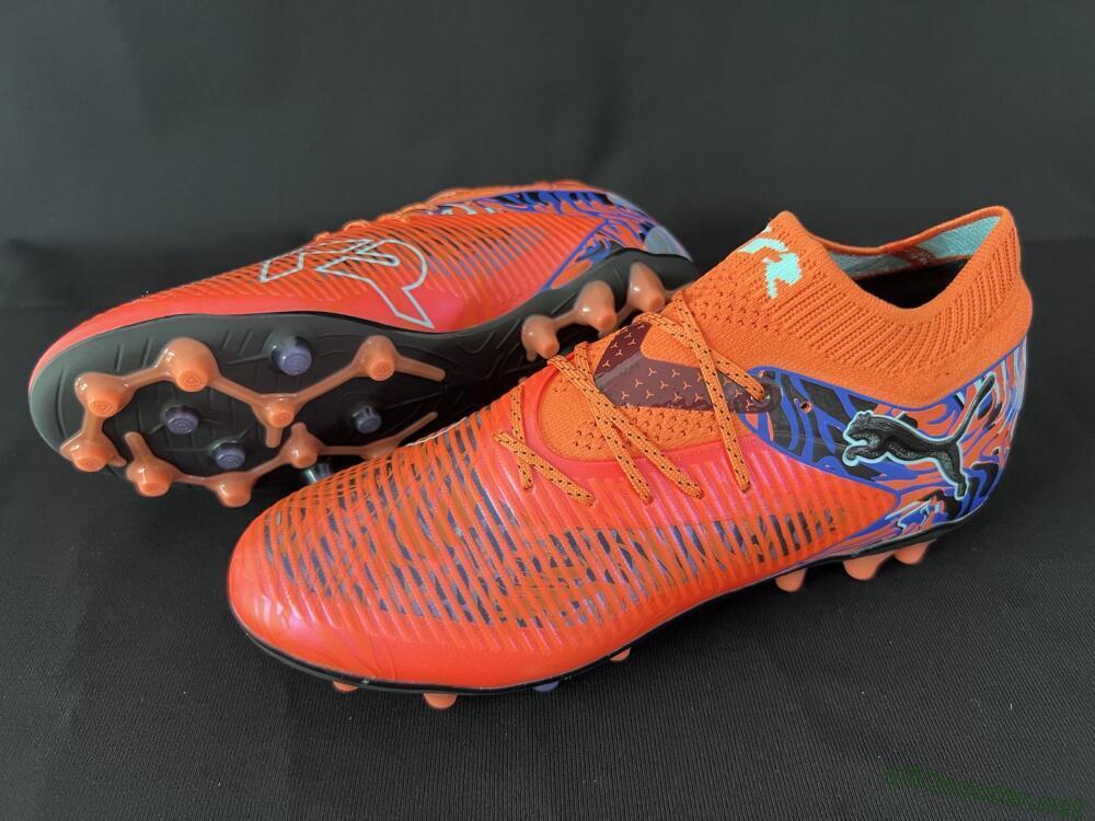 Men's Puma Future 8 Ultimate MG Football Boots - Red/Blue/Black