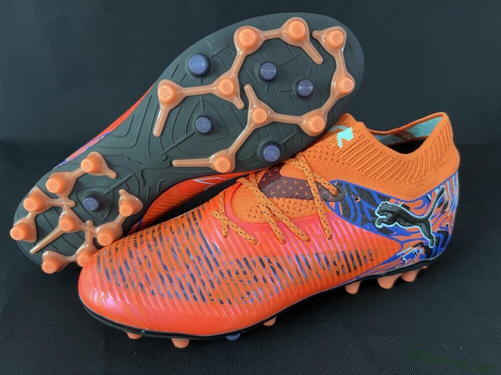 Men's Puma Future 8 Ultimate MG Football Boots - Red/Blue/Black