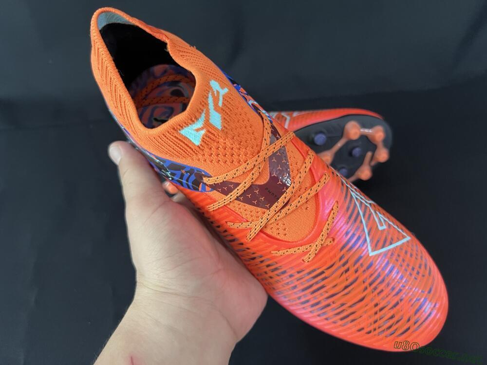 Men's Puma Future 8 Ultimate MG Football Boots - Red/Blue/Black