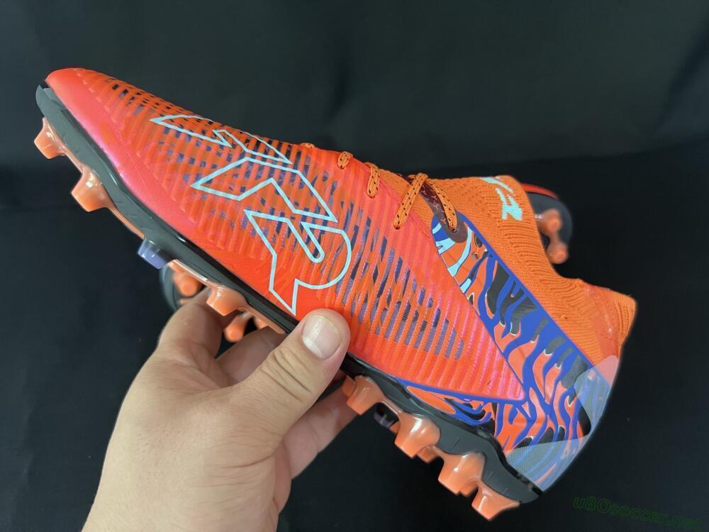 Men's Puma Future 8 Ultimate MG Football Boots - Red/Blue/Black