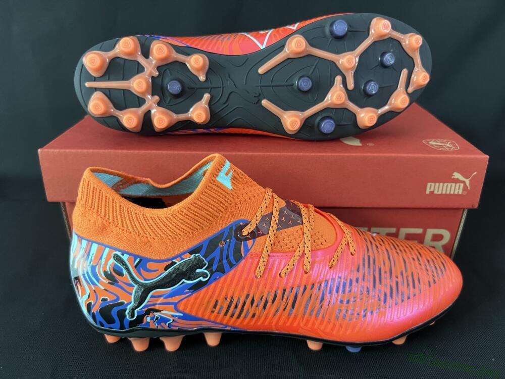 Men's Puma Future 8 Ultimate MG Football Boots - Red/Blue/Black