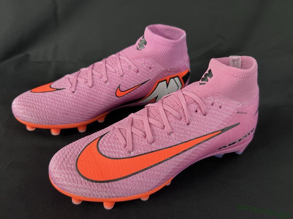 Unisex Nike Air Zoom Mercurial Superfly 10 Elite AG Football Boots - Red/Black/White