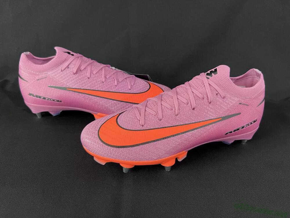 Men's Nike Air Zoom Mercurial Vapor 16 Elite SG Football Boots - Pink/Red/Black