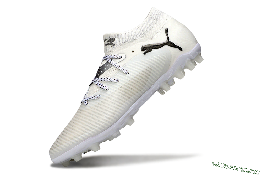 Men's Puma Future 8 Ultimate AG Football Boots - Beige/Black/White 5
