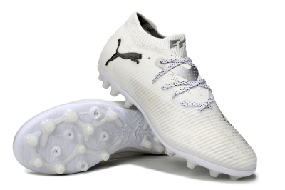 Men's Puma Future 8 Ultimate AG Football Boots - Beige/Black/White