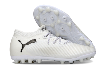 Men's Puma Future 8 Ultimate AG Football Boots - Beige/Black/White