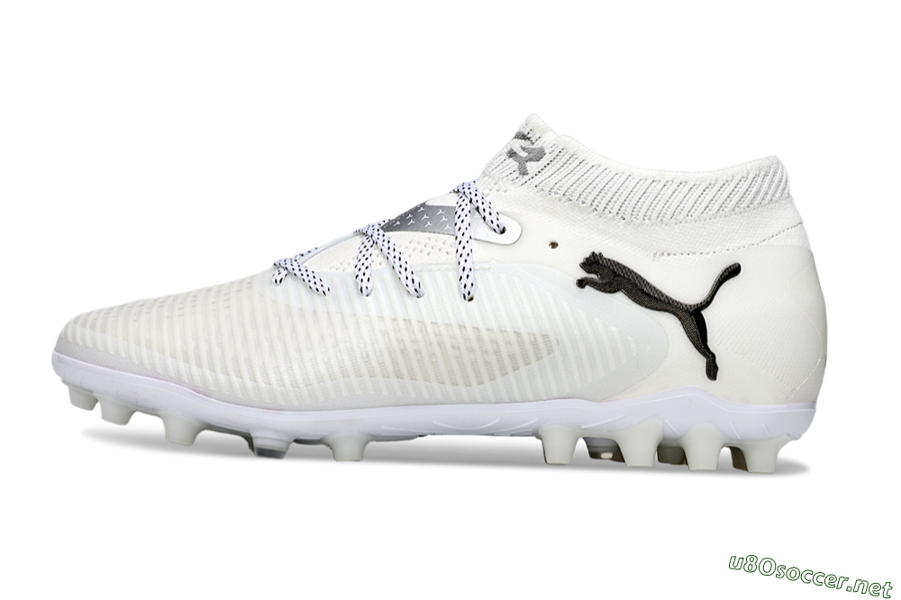 Men's Puma Future 8 Ultimate AG Football Boots - Beige/Black/White 0