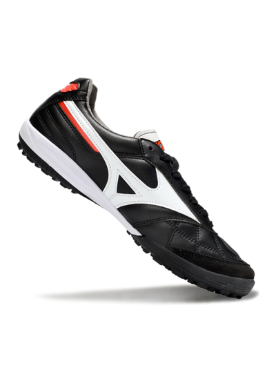 Men's Mizuno Morelia Neo 4 TF Football Shoes - Black/White/Red