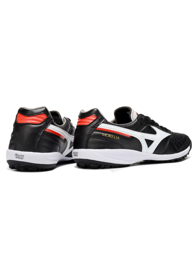 Men's Mizuno Morelia Neo 4 TF Football Shoes - Black/White/Red