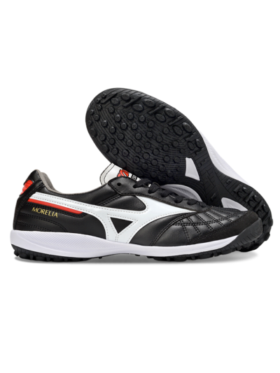 Men's Mizuno Morelia Neo 4 TF Football Shoes - Black/White/Red