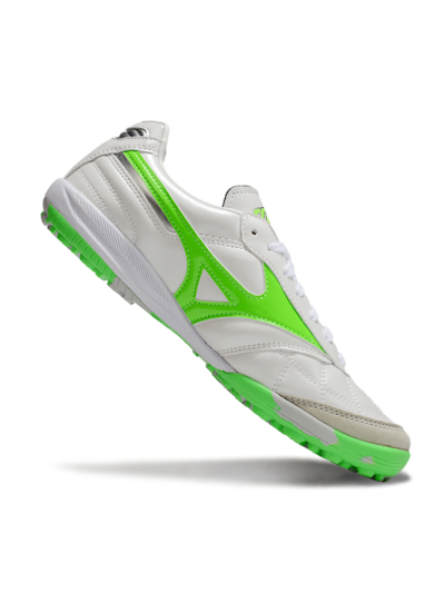 Men's Mizuno Morelia Neo 4 TF Football Shoes - White/Yellow/Grey
