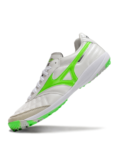 Men's Mizuno Morelia Neo 4 TF Football Shoes - White/Yellow/Grey