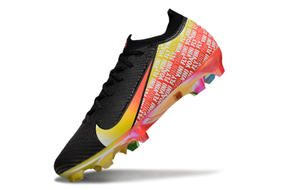 Unisex Nike Air Zoom Mercurial Vapor 16 Elite FG Football Boots - Black/Red/Yellow