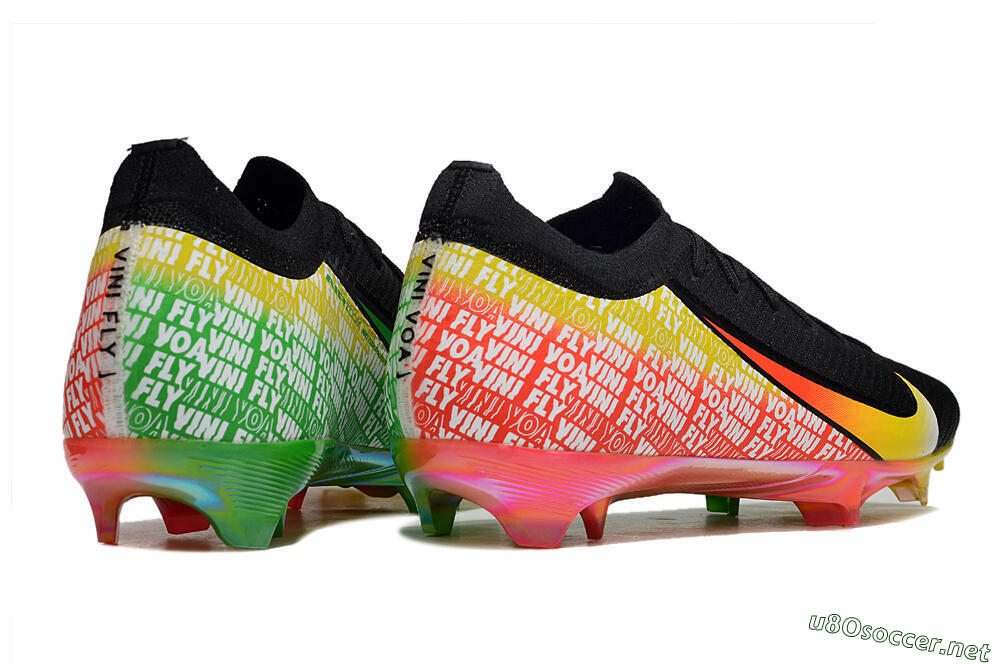 Unisex Nike Air Zoom Mercurial Vapor 16 Elite FG Football Boots - Black/Red/Yellow 7