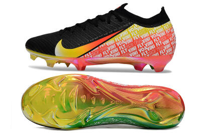 Unisex Nike Air Zoom Mercurial Vapor 16 Elite FG Football Boots - Black/Red/Yellow