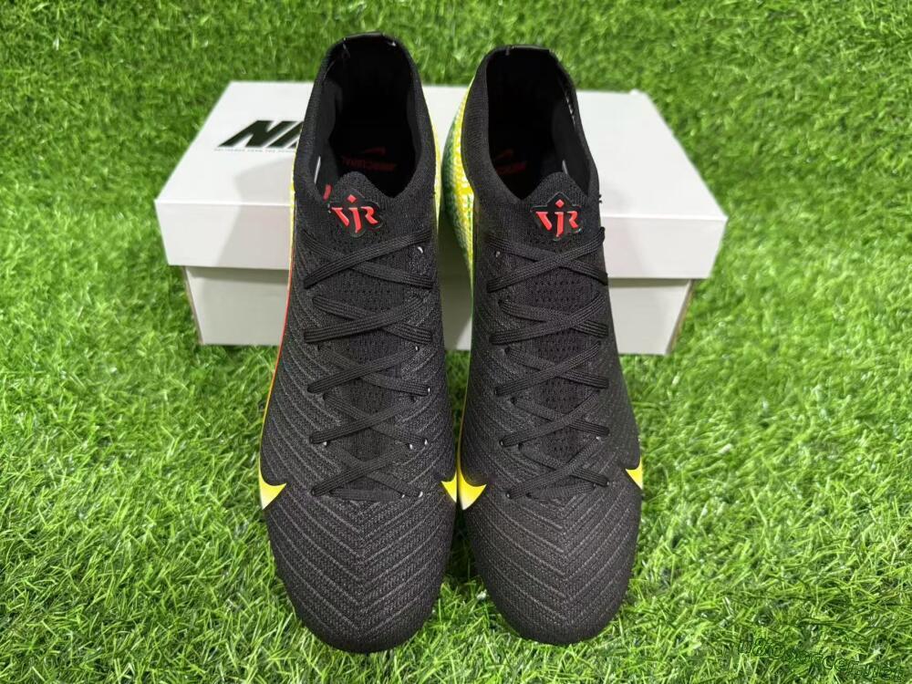 Unisex Nike Air Zoom Mercurial Vapor 16 Elite FG Football Boots - Black/Red/Yellow