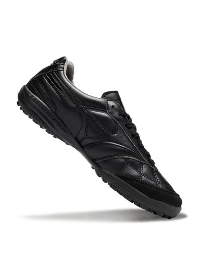Men's Mizuno Morelia Neo 4 TF Football Shoes - Black/Gold