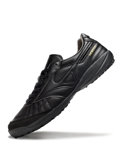 Men's Mizuno Morelia Neo 4 TF Football Shoes - Black/Gold