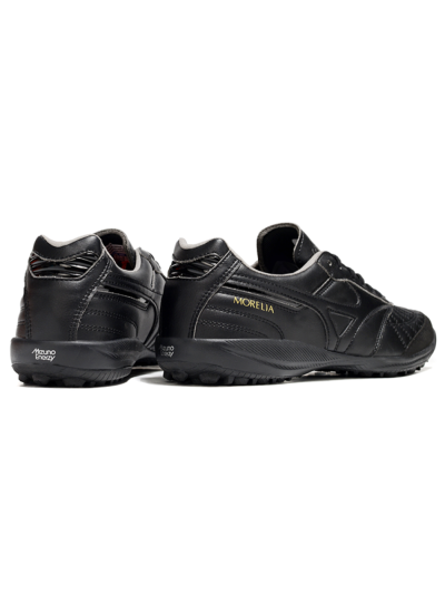 Men's Mizuno Morelia Neo 4 TF Football Shoes - Black/Gold
